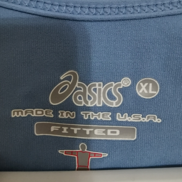 Asics fitted Cropped Shirt Size XL - Picture 2 of 2
